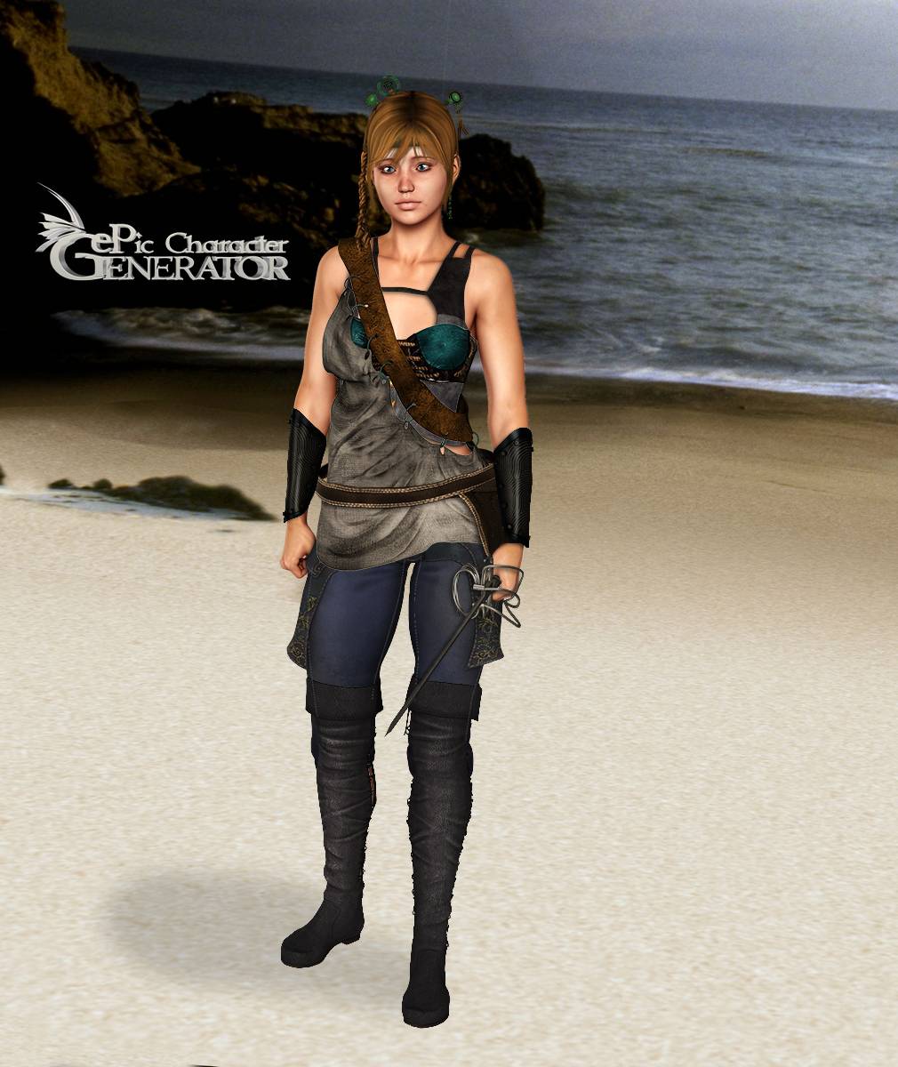 ePic Character Generator Season 2 Female Adventurer 2 Screenshot 03